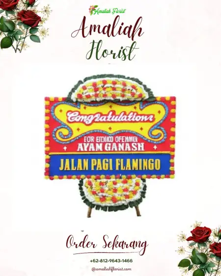 Sewa Papan Bunga Jati Asih